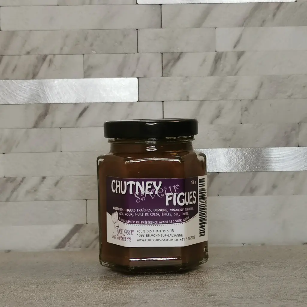 [10702009] Fig Chutney 110ml - Ecuyer des Saveurs