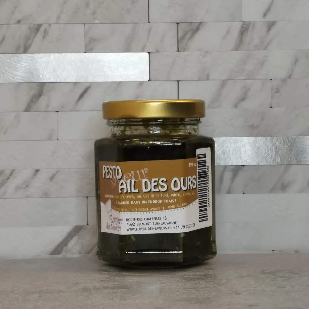 [10602007] Pesto à l'Ail des Ours 110ml - Ecuyer des Saveurs