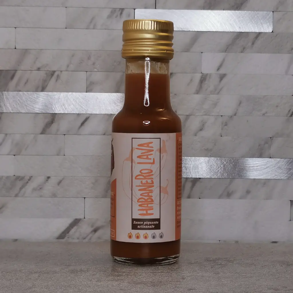 [10607003] Habanero Lava 10cl - Artisan Hot Sauce - Pica & Repica
