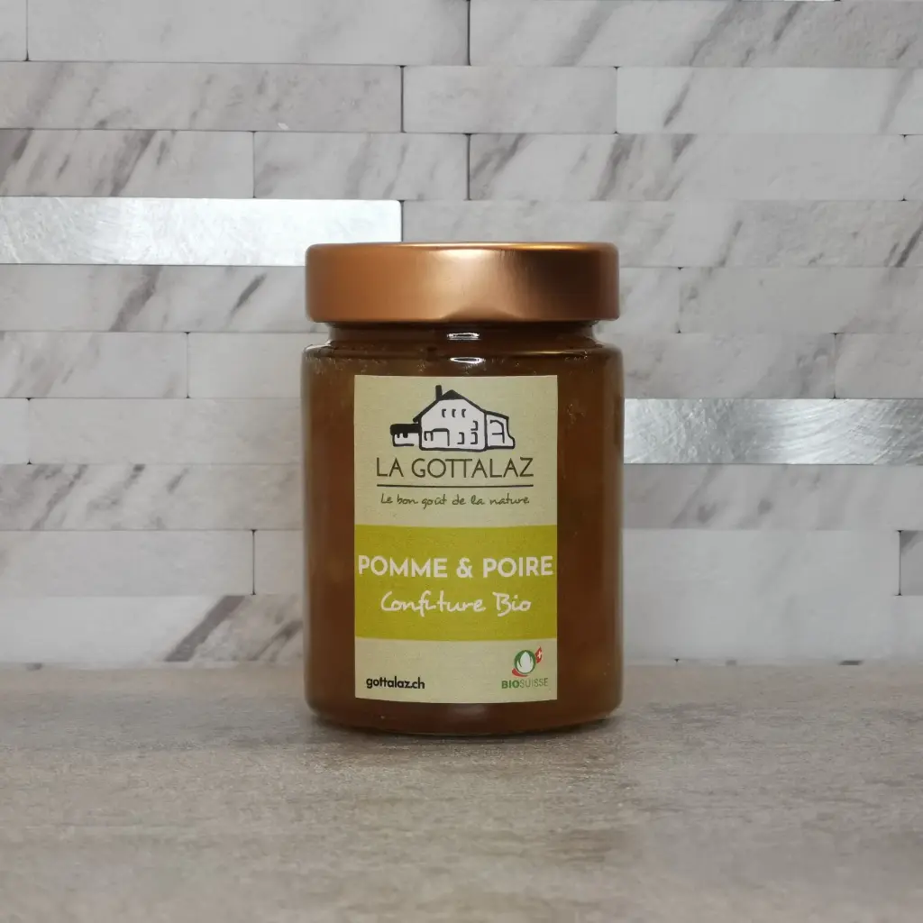 [10103001] Confiture Pomme & Poire 220g - La Gottalaz