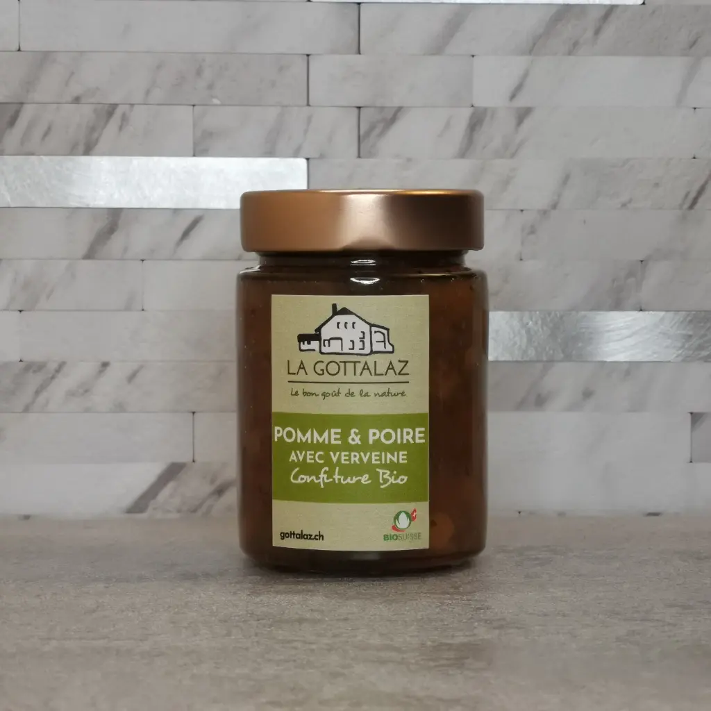 [10103002] Apple, Pear & Verbena Jam 220g - La Gottalaz