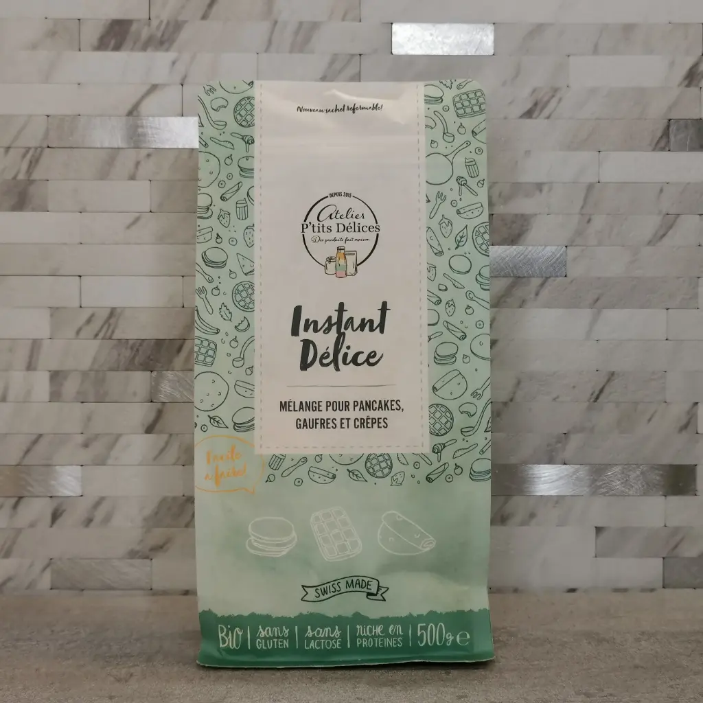 [10804002] Instant Delight - Pancake & Waffle Mix 500g - Atelier P'tits Délices
